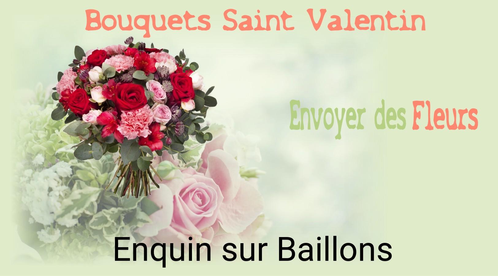 Roses de Saint-Valentin livrées à Enquin-sur-Baillons